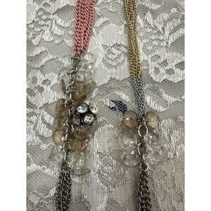 Vintage Y2K 39" Loft Multi Strand Necklace Fashion Women Jewelry Gift